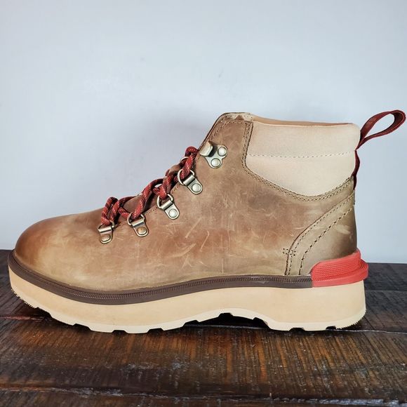 Sorel Hi Line Hiker Womens Size 9.5 Mid Boots Shoes Waterproof Tan Brown - Picture 7 of 12